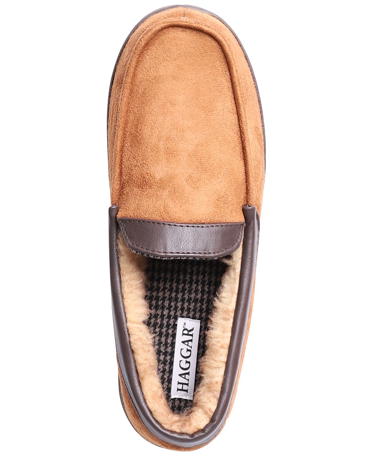 Haggar Faux-shearling Venetian House Slippers Tan