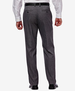 Haggar J.m. Men’s Classic/ Regular Fit Stretch Sharkskin Suit Pants Dark Grey thumbnail 3