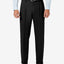 Haggar J.m. Sharkskin Classic-fit Pleated Hidden Expandable Waistband Dress Pants Black