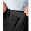 Haggar J.m. Sharkskin Classic-fit Pleated Hidden Expandable Waistband Dress Pants Black