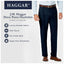 Haggar J.m. Sharkskin Classic-fit Pleated Hidden Expandable Waistband Dress Pants Black