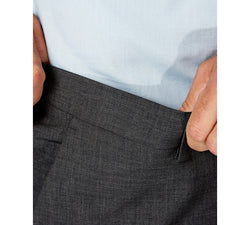 Haggar J.m. Slim Fit 4-way Stretch Flat Front Dress Pants Charcoal Heather thumbnail 2