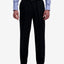 Haggar Microfiber Performance Classic-fit Dress Pants Black