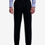 Haggar Microfiber Performance Classic-fit Dress Pants Black