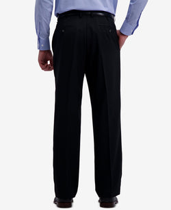 Haggar Microfiber Performance Classic-fit Dress Pants Black thumbnail 3