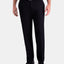 Haggar Premium Comfort Khaki Classic-fit 2-way Stretch Wrinkle Resistant Flat Front Stretch Casual Pants Black