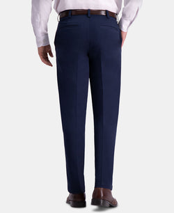 Haggar Premium Comfort Khaki Classic-fit 2-way Stretch Wrinkle Resistant Flat Front Stretch Casual Pants Dark Navy thumbnail 2
