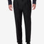 Haggar Premium Comfort Stretch Classic-fit Solid Pleated Dress Pants Black