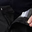 Haggar Premium Comfort Stretch Classic-fit Solid Pleated Dress Pants Black