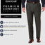 Haggar Premium Comfort Stretch Classic-fit Solid Pleated Dress Pants Black