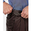Haggar Premium No Iron Khaki Classic Fit Pleat Hidden Expandable Waist Pants Chocolate