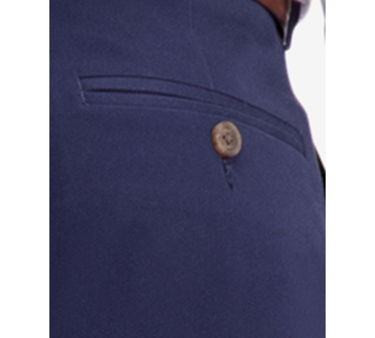 Haggar W2w Pro Classic-fit Performance Stretch Non-iron Flat-front Casual Pants Navy