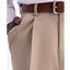 Haggar W2w Pro Relaxed-fit Performance Stretch Non-iron Pleated Casual Pants Khaki