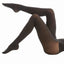 Hanes Grey Seamless Same-To-Waist X-Temp Opaque Tights