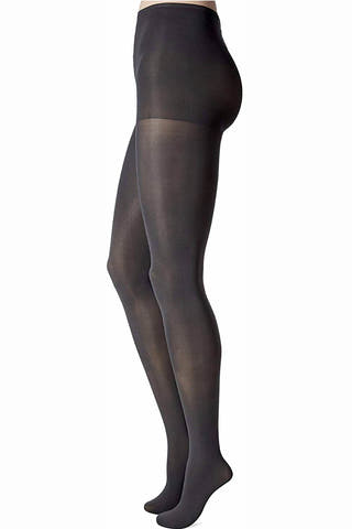 Hanes PETITE Grey Shapes/Smoothes X-Temp Everyday Opaque Tights