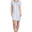 Hanes Printed Sleepshirt Nightgown Gray