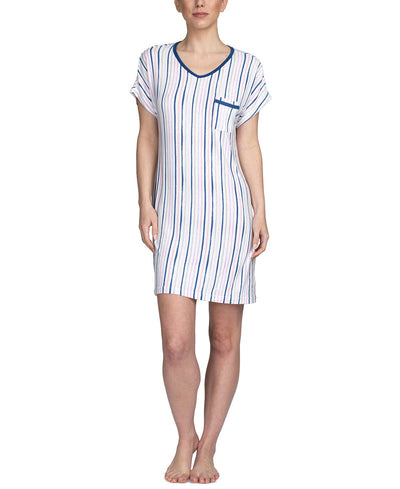 Hanes Printed Sleepshirt Nightgown Gray