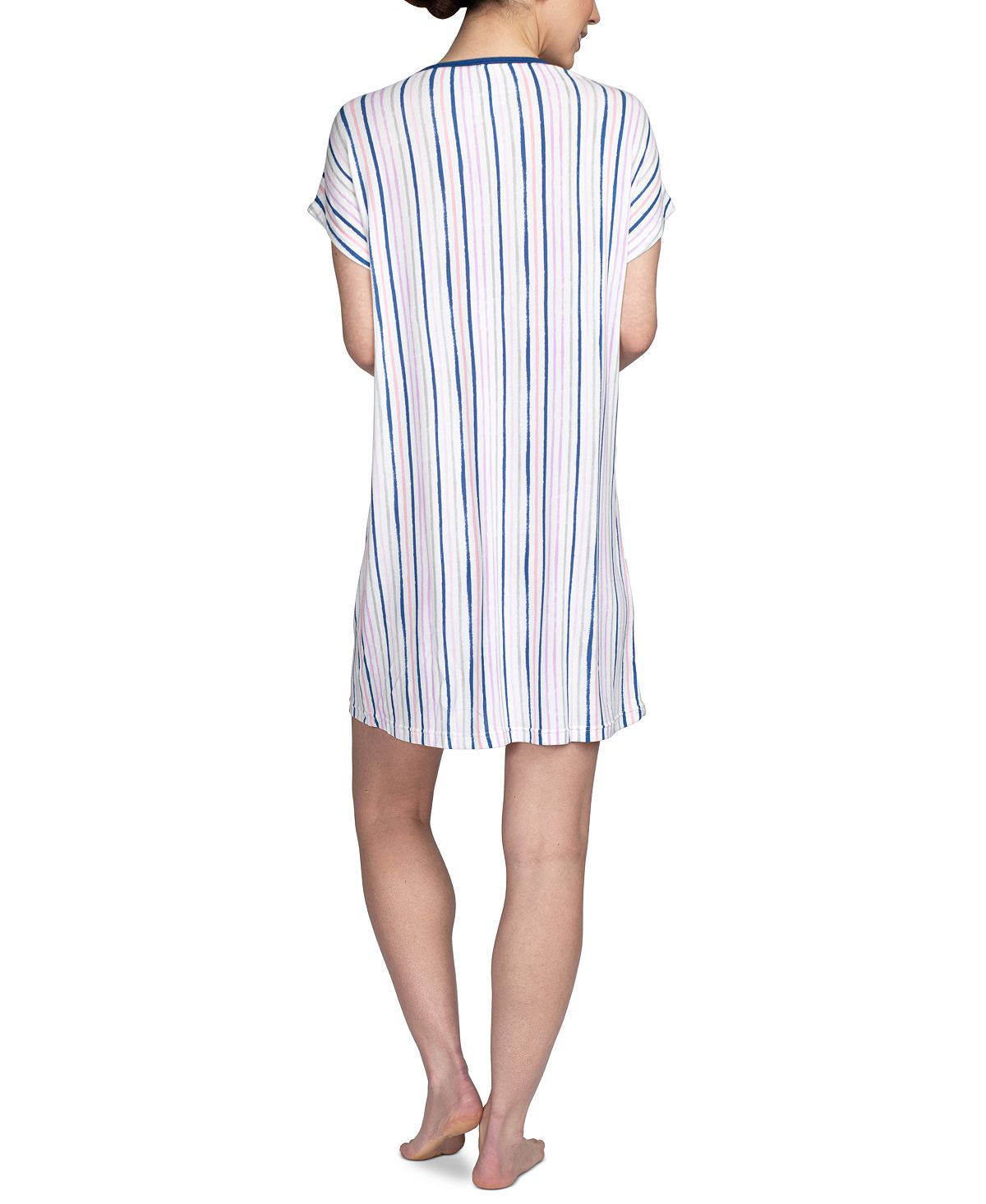 Hanes Printed Sleepshirt Nightgown Gray
