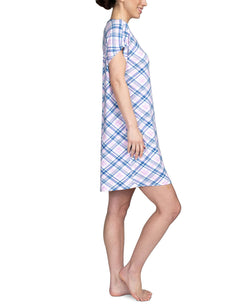 Hanes Printed Sleepshirt Nightgown Purple thumbnail 2