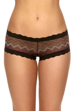 Hanky Panky Black/Multi Ziggy Boyshort thumbnail 2
