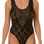 Hanky Panky Black Venise Lace Thong Bodysuit