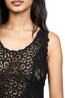 Hanky Panky Black Venise Lace Thong Bodysuit thumbnail 4