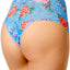 Hanky Panky Blue/Multi Floral Janis Retro Sheer-Lace Thong
