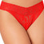 Hanky Panky Fiery Red Signature Lace Original Rise Thong