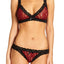 Hanky Panky Holiday Checkered Crossover Lace Bralette