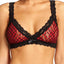 Hanky Panky Holiday Checkered Crossover Lace Bralette