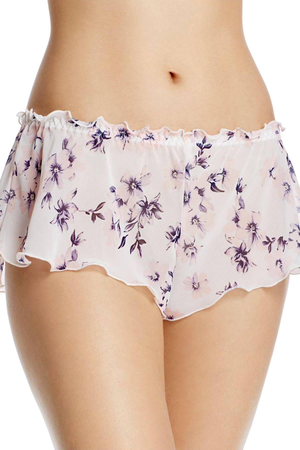 Hanky Panky Marshmellow-Pink/Floral Chiffon Tap Pant