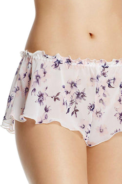 Hanky Panky Marshmellow-Pink/Floral Chiffon Tap Pant thumbnail 3