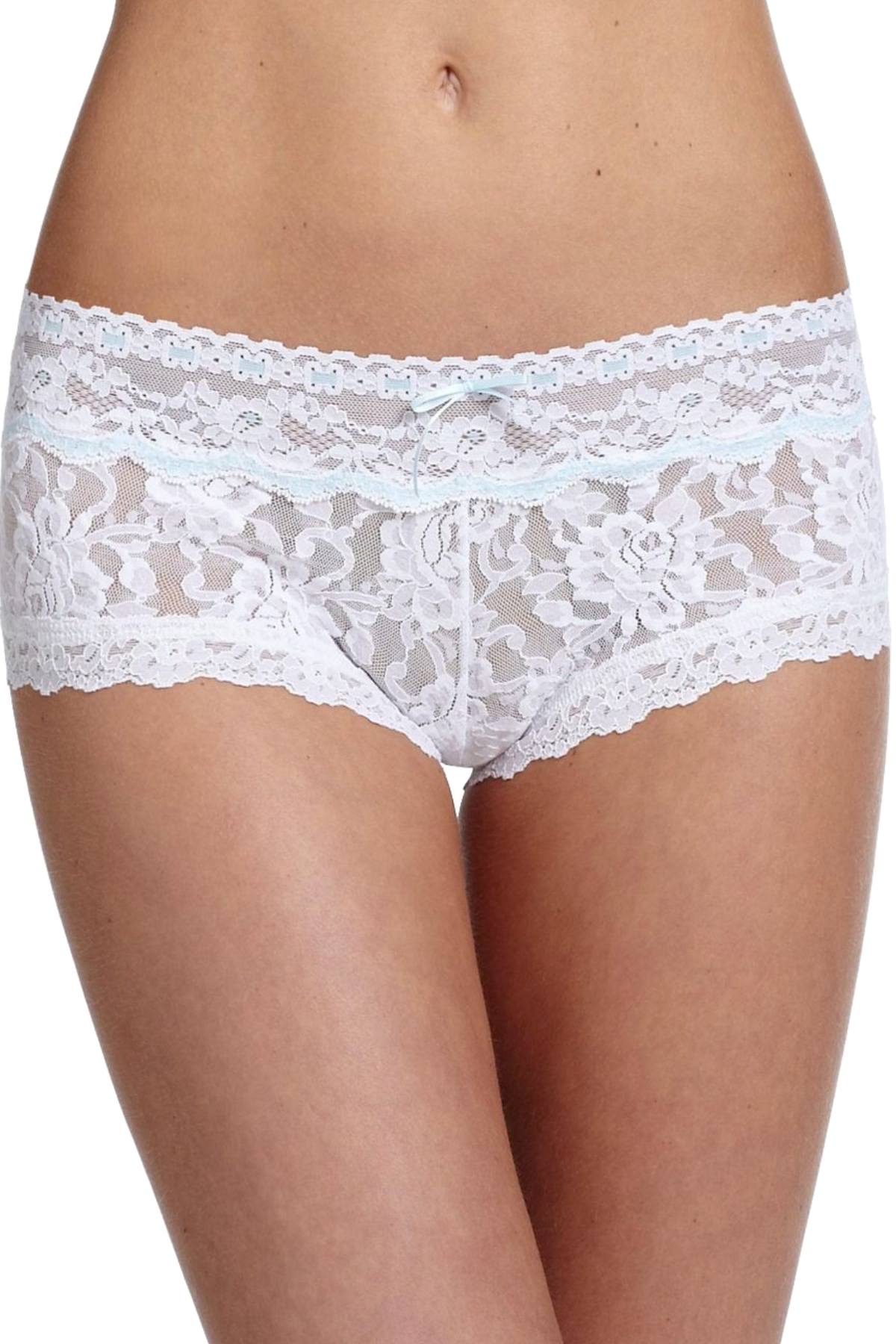 Hanky Panky PLUS White Bridal Annabelle Boyshort