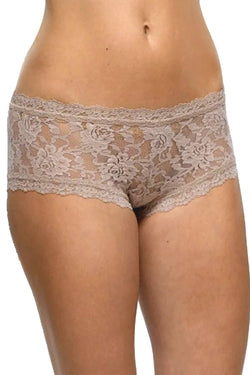 Hanky Panky Signature Lace Boyshort in Taupe thumbnail 2
