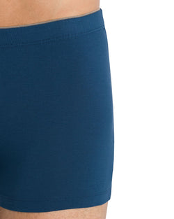 Hanro Cotton Superior Boxer Briefs Dark Sea thumbnail 3