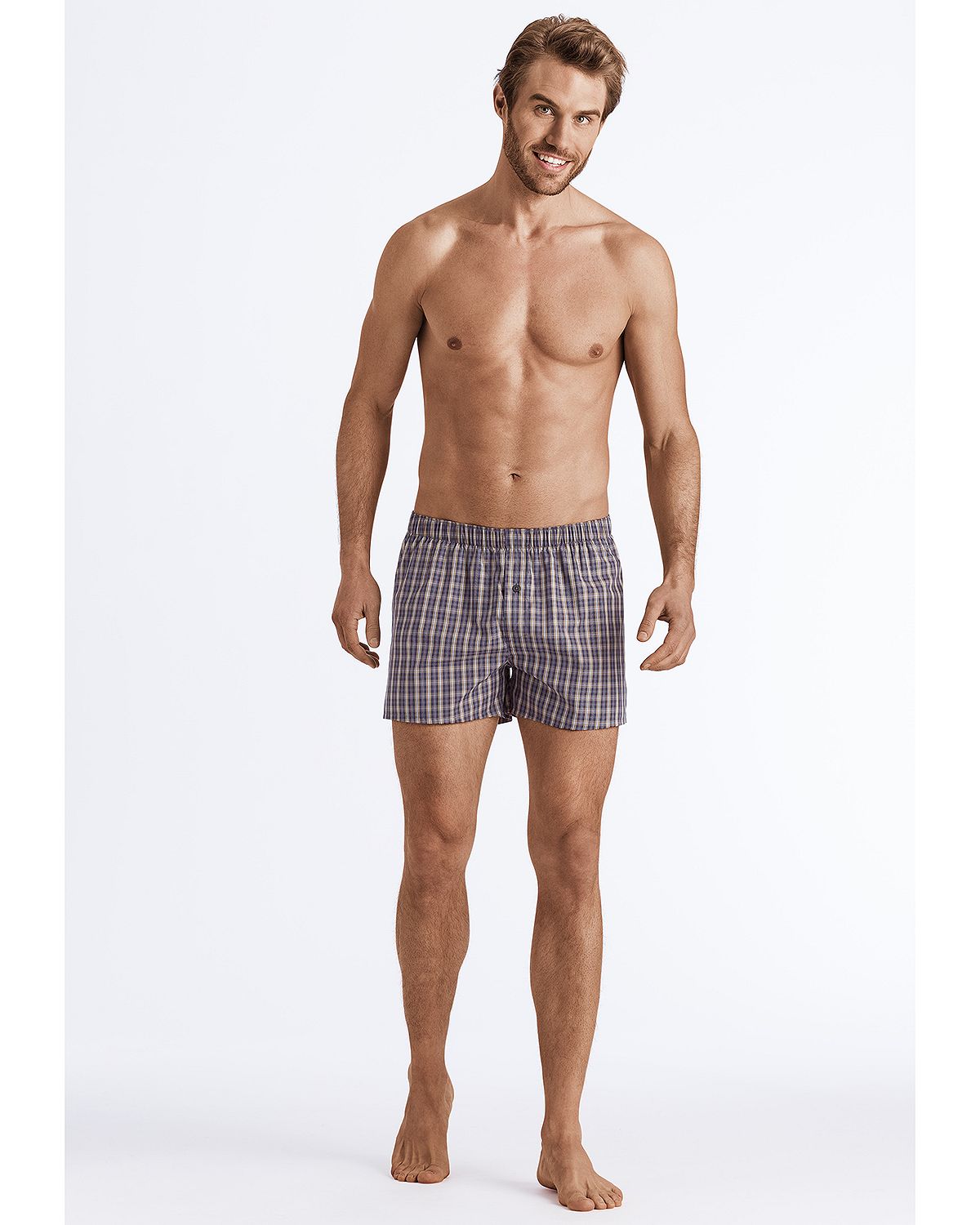 Hanro Fancy Woven Boxers Artichoke