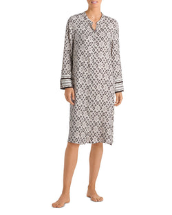 Hanro Favourites Long Sleeve Dress Boho Print thumbnail 1