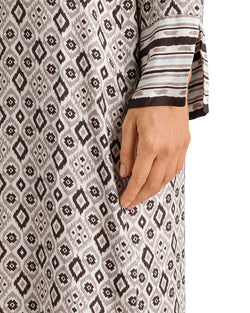 Hanro Favourites Long Sleeve Dress Boho Print thumbnail 4