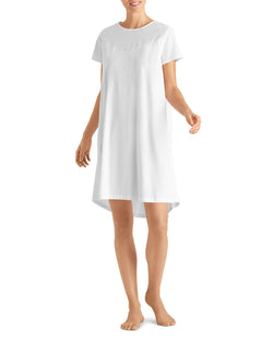 Hanro Kiah Cotton Embroidered Eyelet Nightgown White thumbnail 3