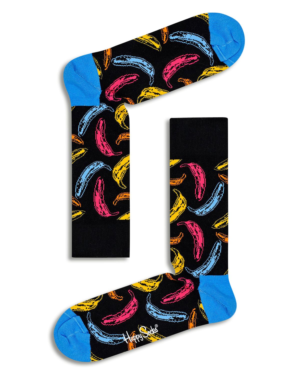 Happy Socks Andy Warhol Banana Socks Black