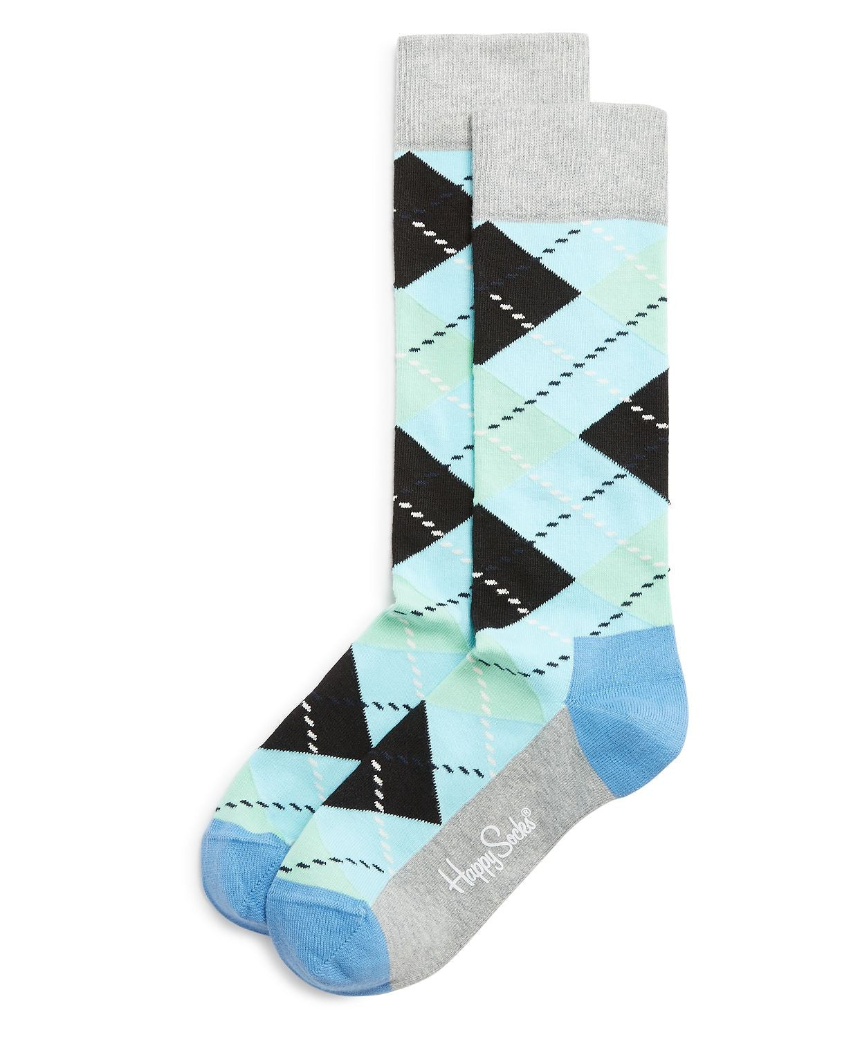 Happy Socks Argyle Socks Gray/blue