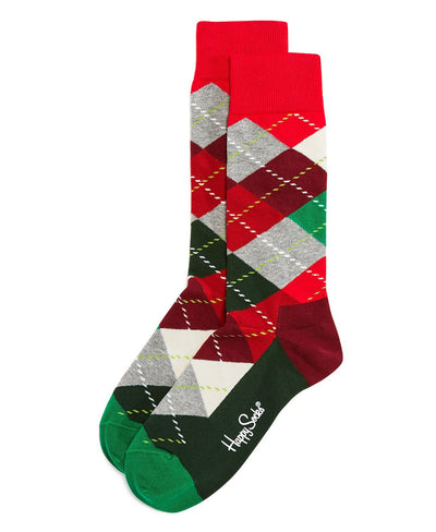 Happy Socks Argyle Socks Red/green
