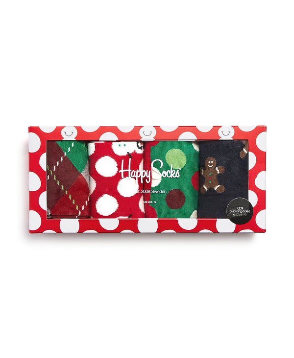 Happy Socks Holiday Gift Box Set Red/green