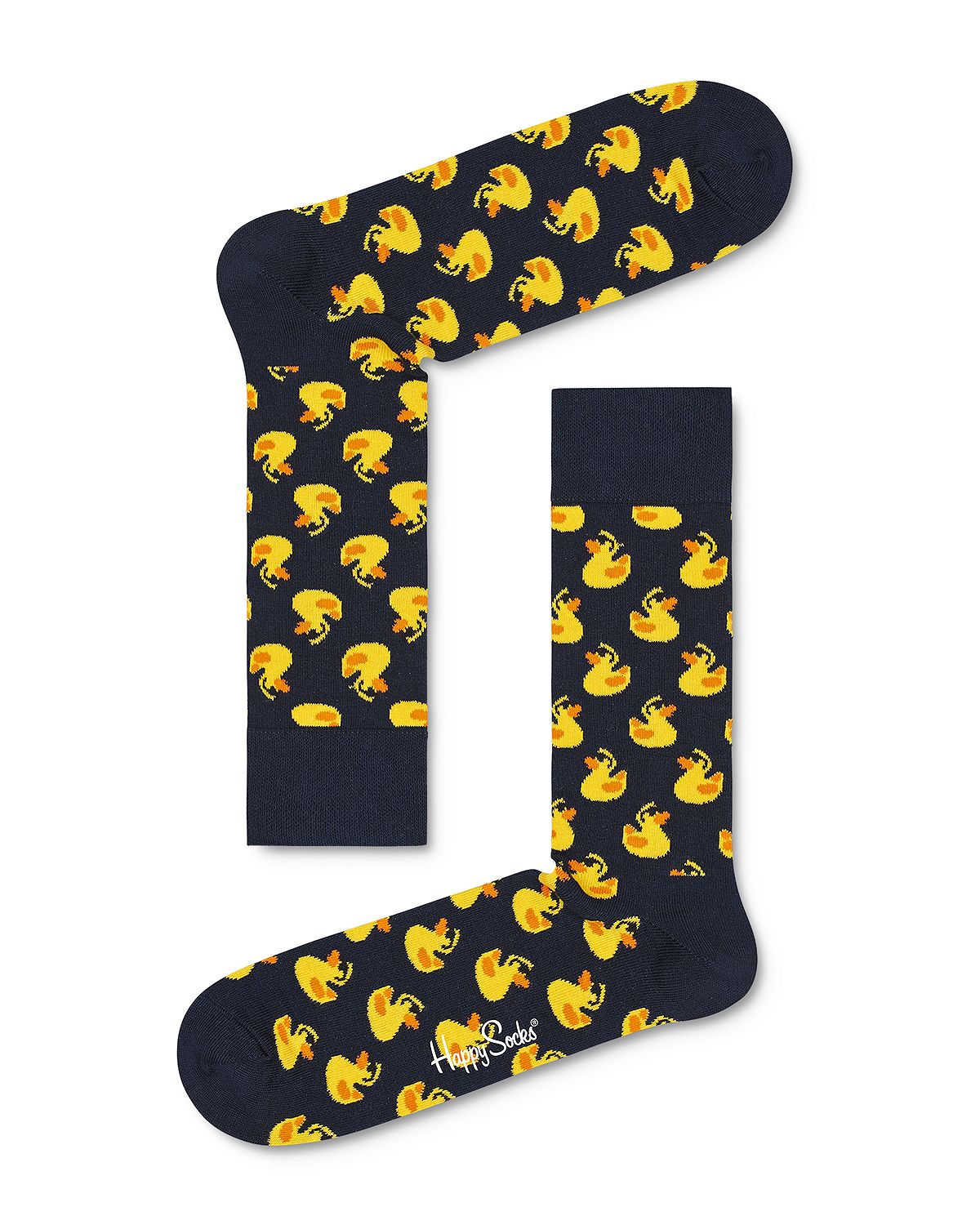Happy Socks Rubber Ducks Crew Socks Blue/Yellow