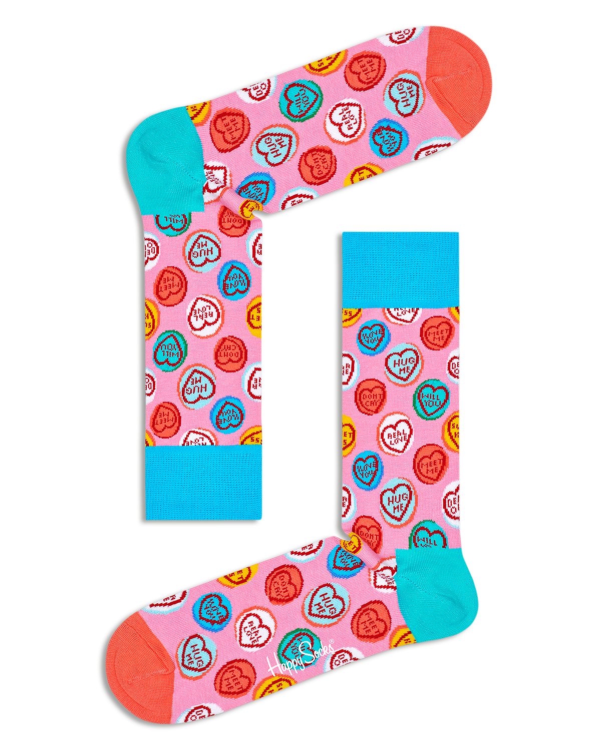 Happy Socks Sweet Hearts Socks Pink