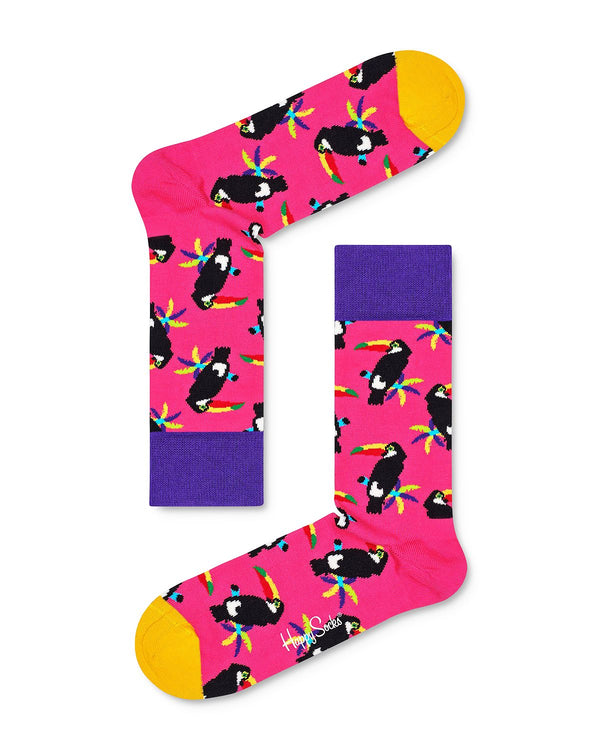 Happy Socks Toucan Socks Dark Pink