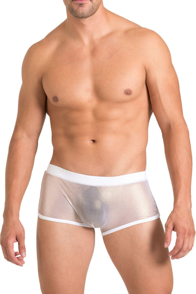 Hard Core White Metallic Flash Square Cut