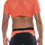 HardCore Orange XXX Mesh Crop Tee