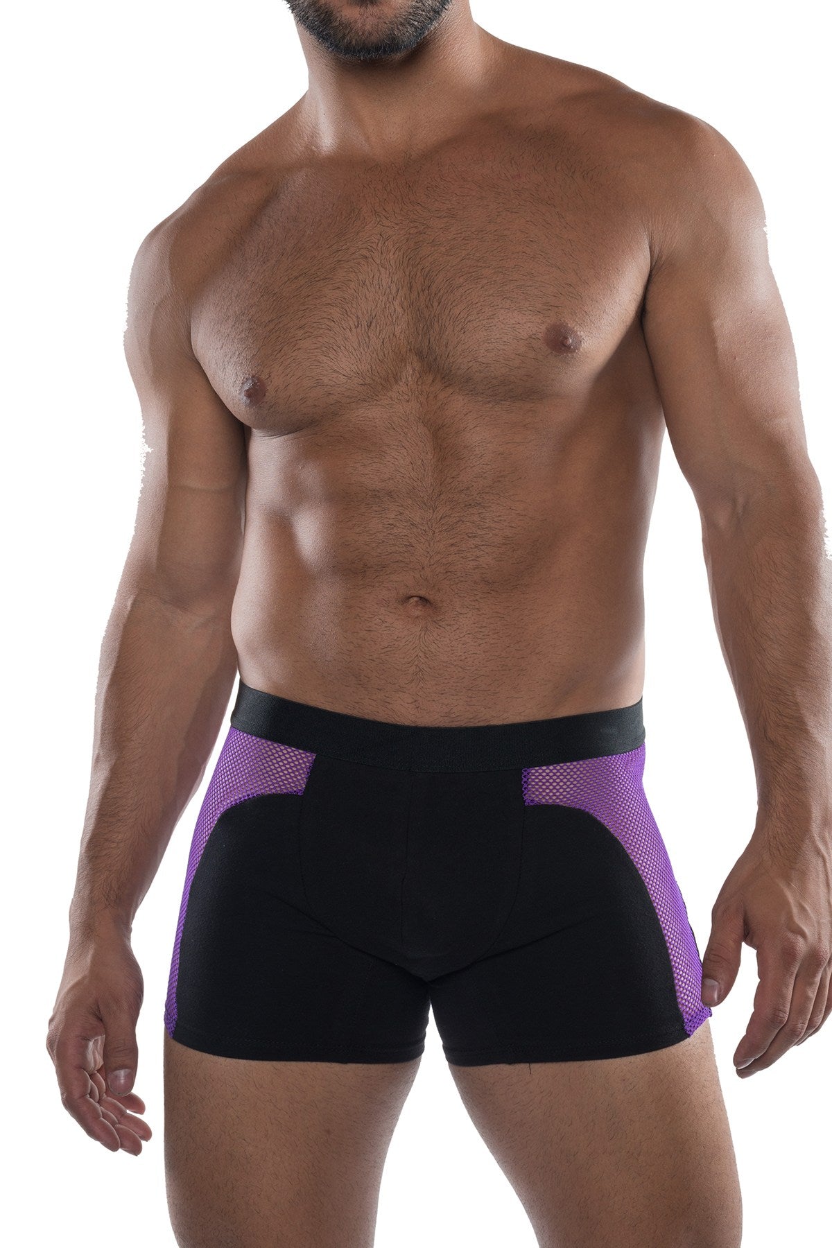 HardCore Purple/Black XXX Mesh Trunk