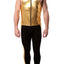 HardCore by GoSoftwear 24K-Gold Zip-Front Tank
